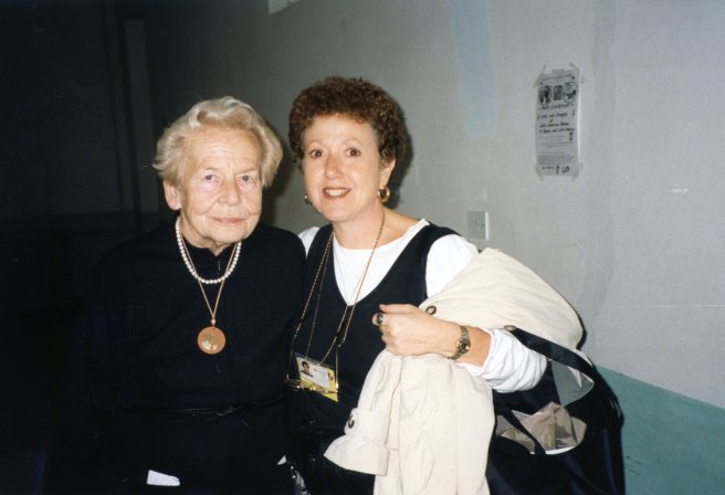 Beijing 1995 - Hilvi Sipila, Secretary General of the Second World Conference on Women and Marian Rivman